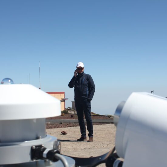 Kees at field observation
