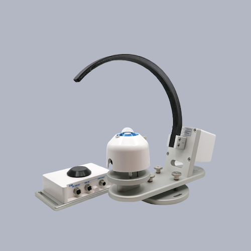 MS-80SH Plus+ sensor for diffuse horizontal irradiance measurements, with cable and base.