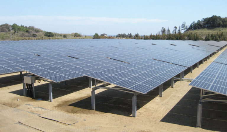 Inashiki Solar park installation